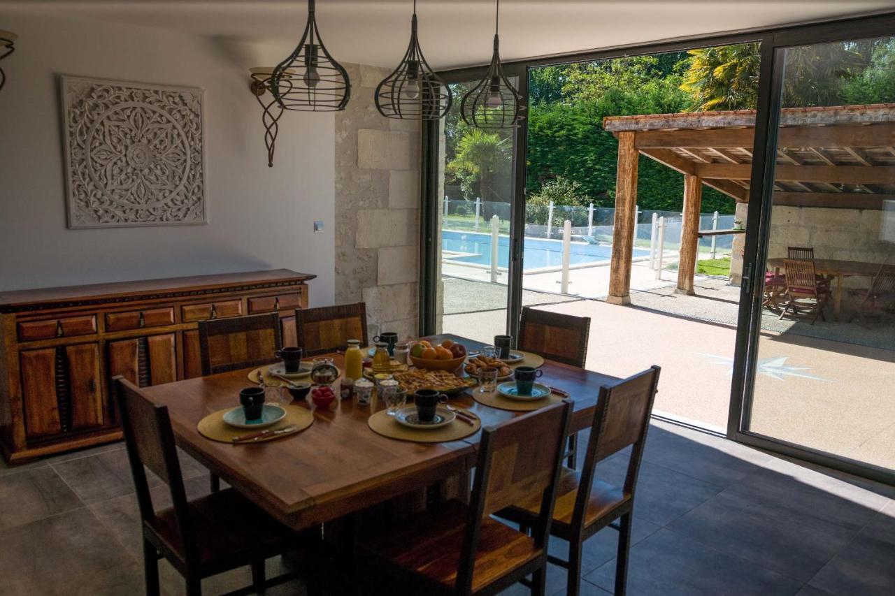 Bed and Breakfast Les Cuves - Saintes Chaniers Exteriér fotografie