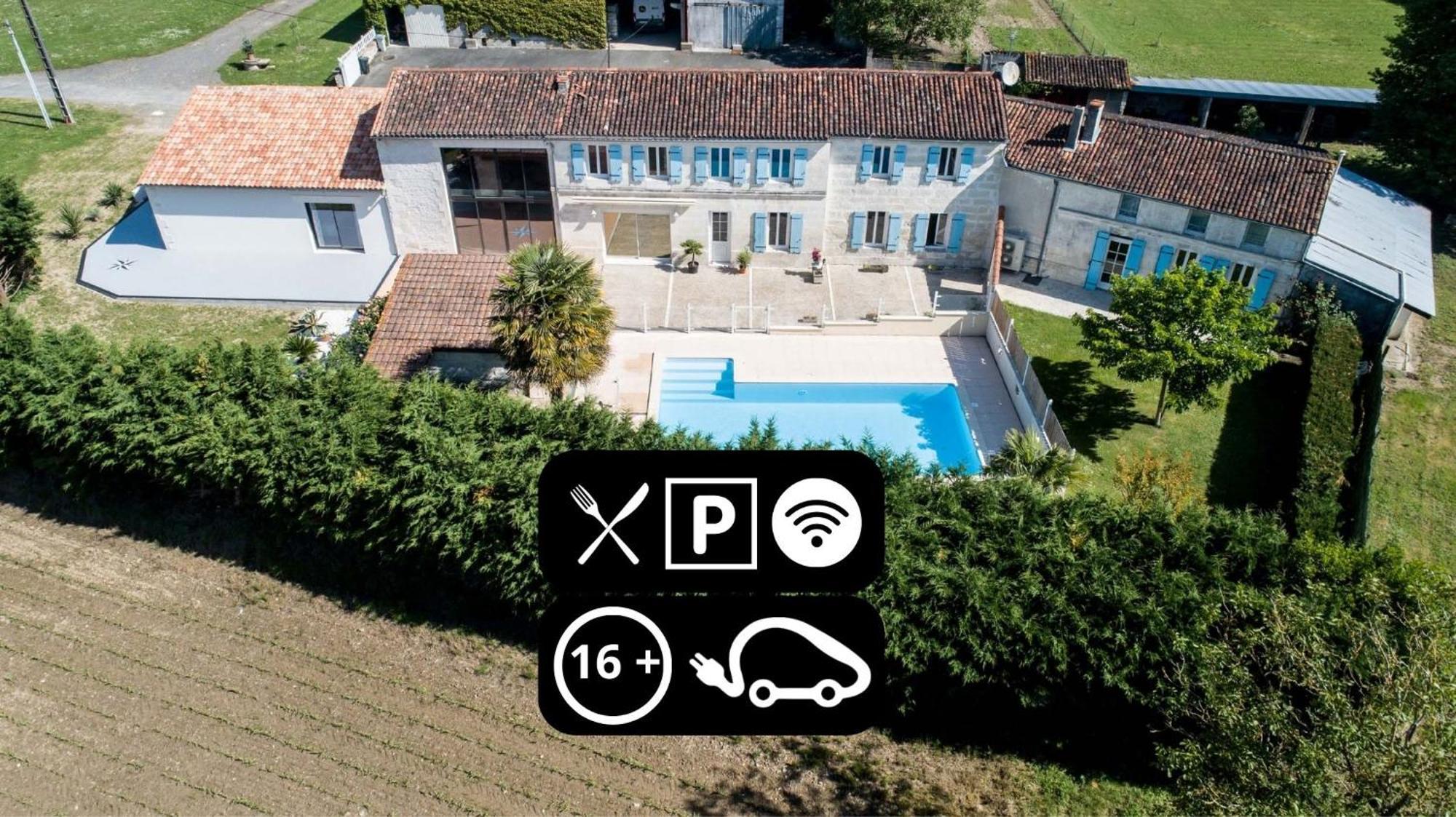 Bed and Breakfast Les Cuves - Saintes Chaniers Exteriér fotografie
